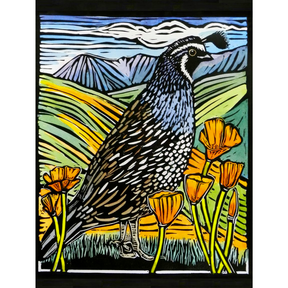 Molly Hashimoto: California Quail - Thirsty Meeples