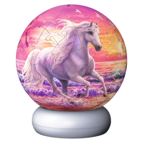 Nightlight Puzzle: Horses at the Beach - Thirsty Meeples