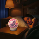 Nightlight Puzzle: Horses at the Beach