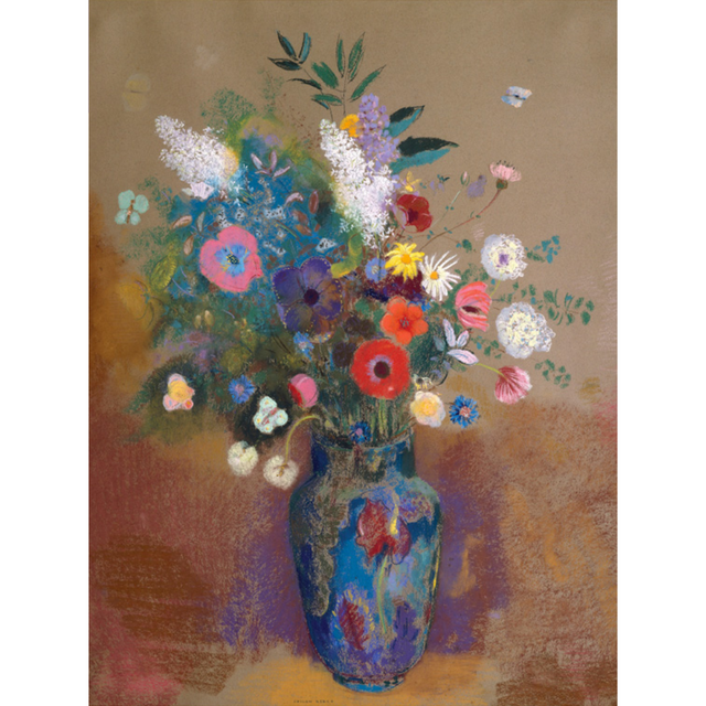 Odilon Redon: Bouquet of Flowers - Thirsty Meeples