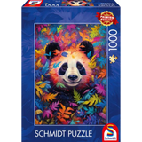 Panda Bear in the Rainbow Forest