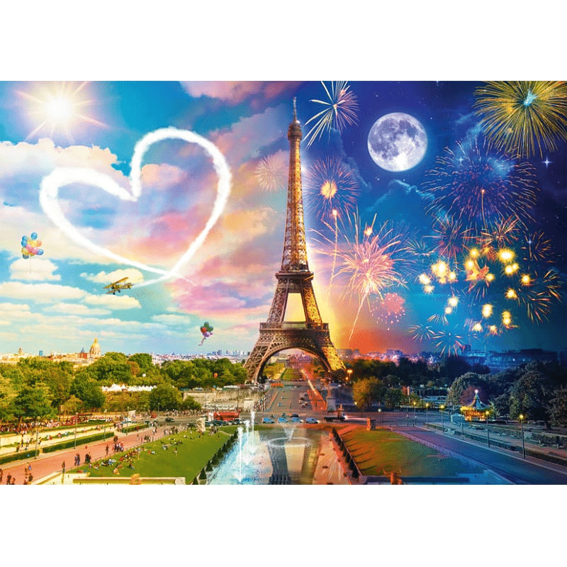 Paris Day and Night