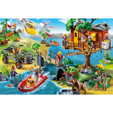 Playmobil: Treehouse Puzzle and Play (150 Pieces)