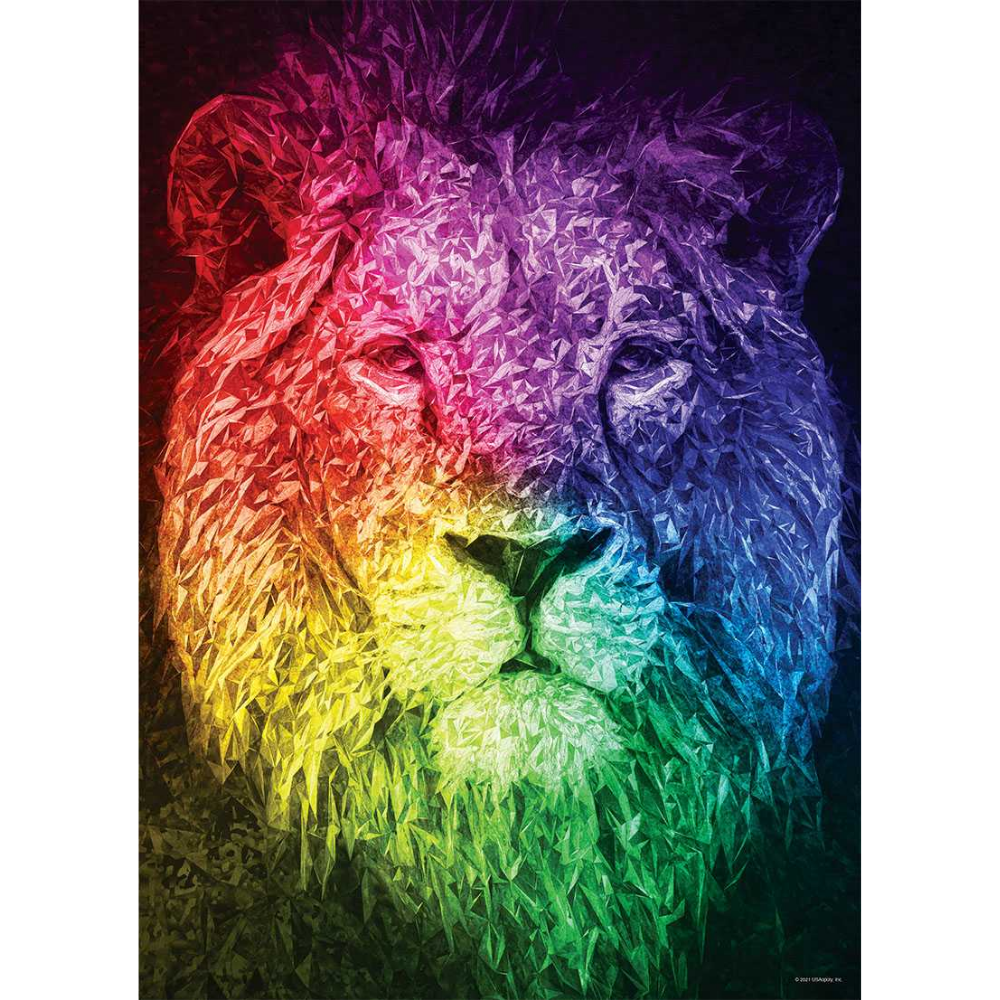 Polygon Portrait: King of the Jungle