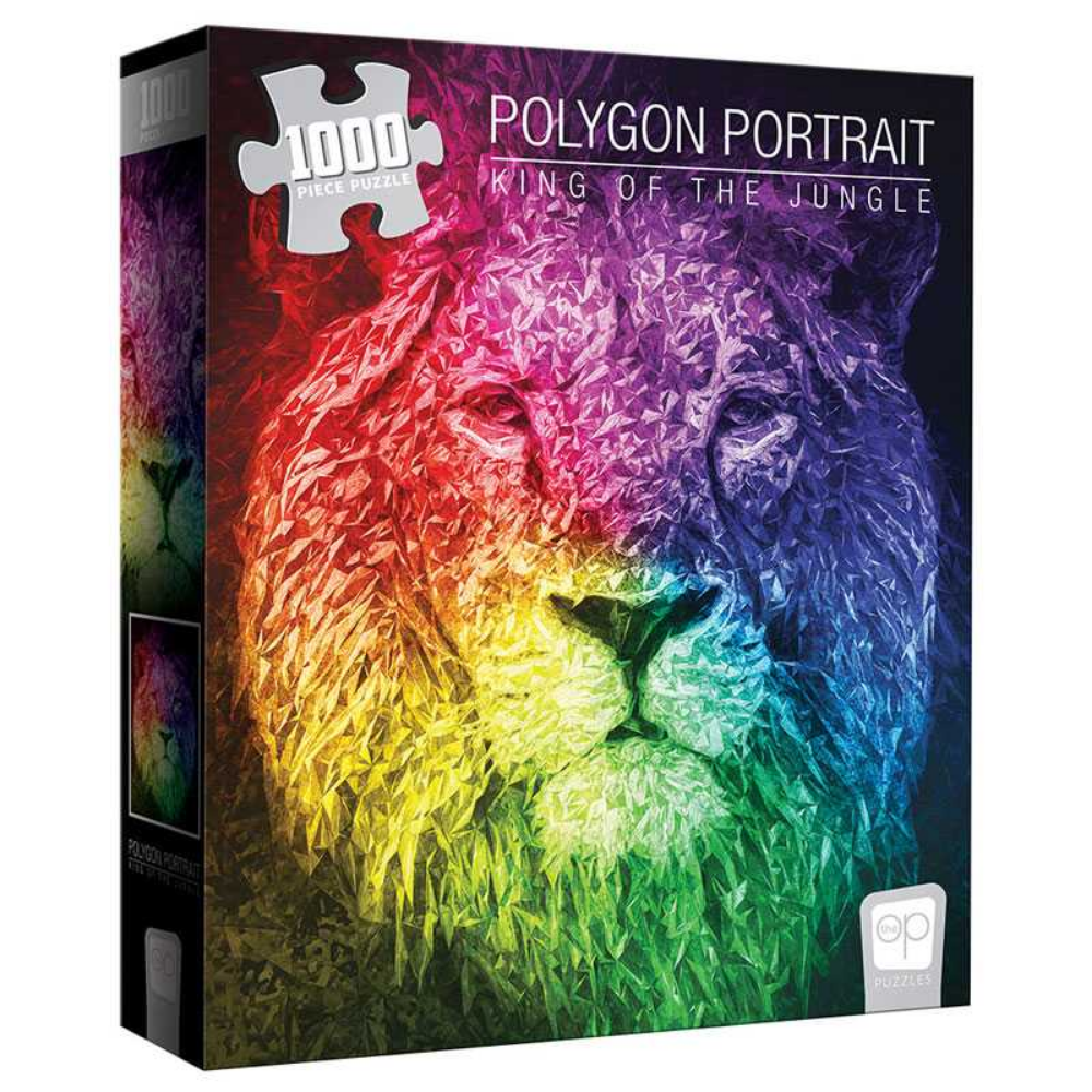 Polygon Portrait: King of the Jungle