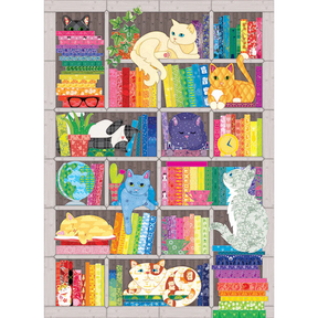 Rainbow Cat Quilt - Thirsty Meeples
