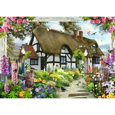 Rose Cottage (500 Pieces, Large Format)