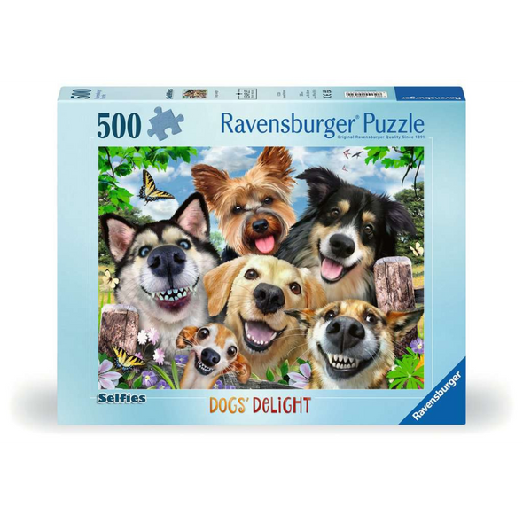 Selfies: Dogs' Delight (500 Pieces)