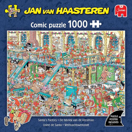 Santa's Factory jigsaw puzzle box