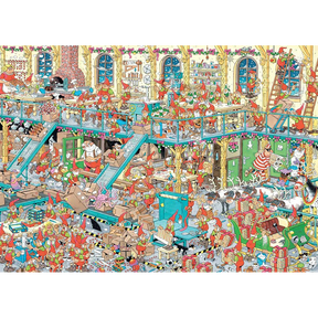 Santa's Factory jigsaw puzzle artwork
