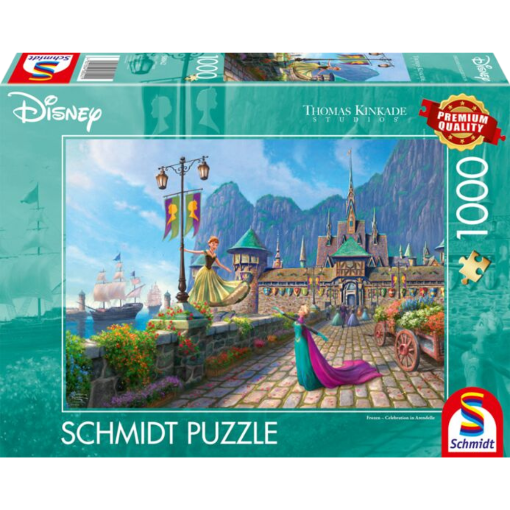Thomas Kinkade: Disney Frozen Celebration in Arendelle