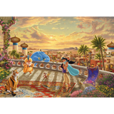 Thomas Kinkade: Disney Jasmine Dancing in the Desert Sunset