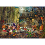 Thomas Kinkade: Disney Mickey & Minnie Halloween Fun