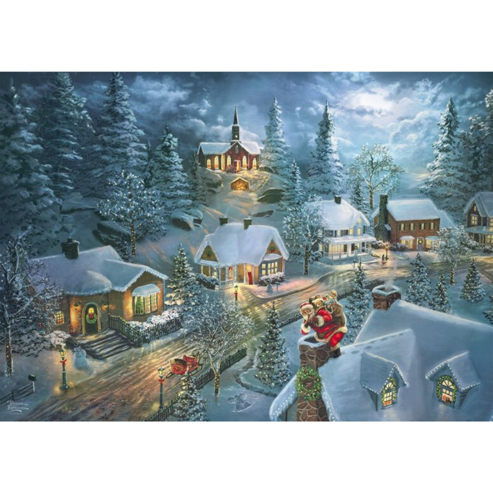 Thomas Kinkade: Santa's Silent Night