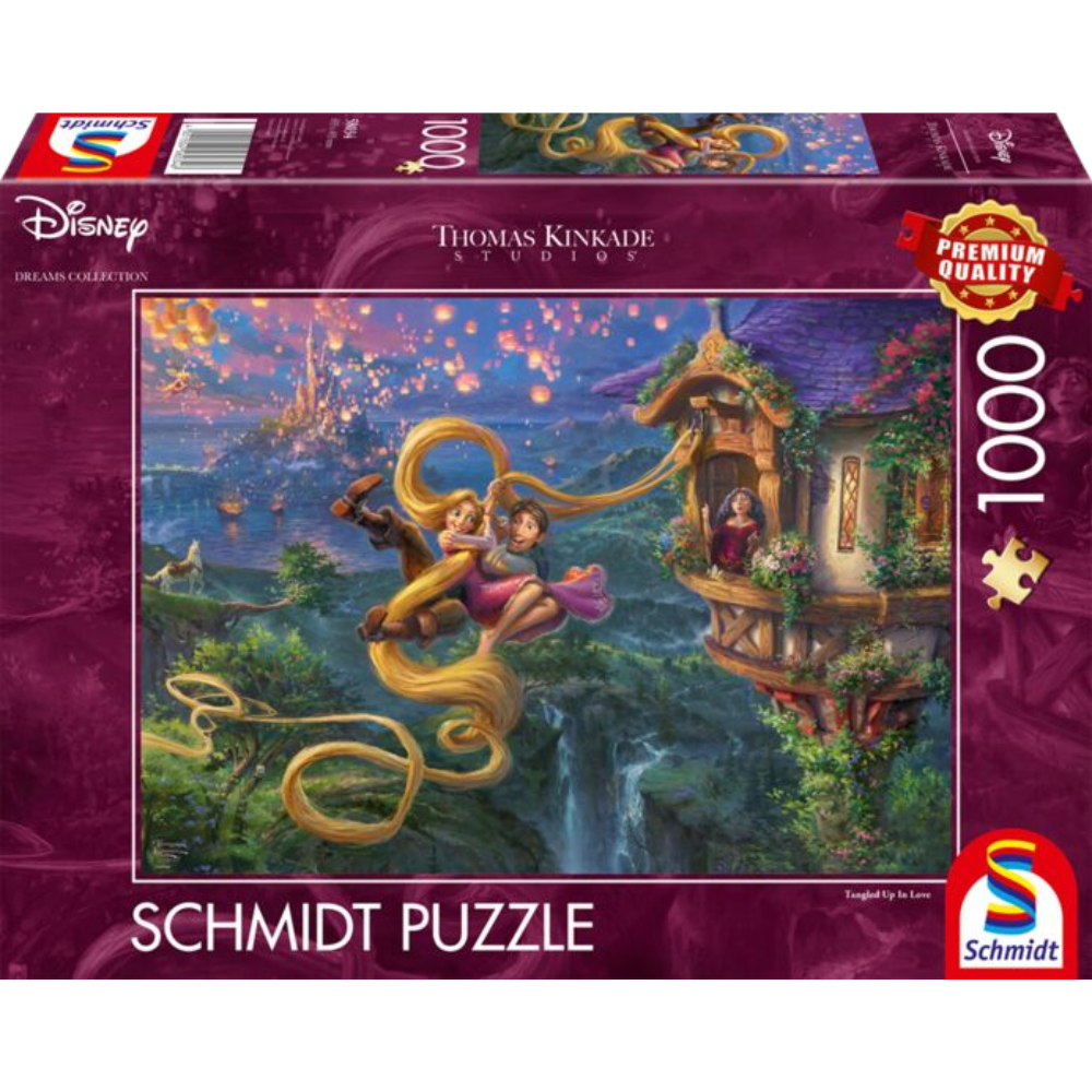 Thomas Kinkade: Disney Tangled Up in Love