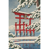 Kawase Hasui: Snowfall Double-Sided Jigsaw Puzzle Set (PRE-ORDER)