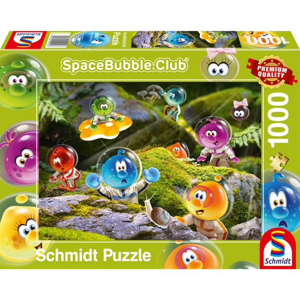 Space Bubble Club: Landing in a Forest of Moss (1000 Pieces)