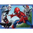 Children's Spider-Man puzzle by Ravensburger featuring four Spider-Man images in a box, colorful and engaging for kids.