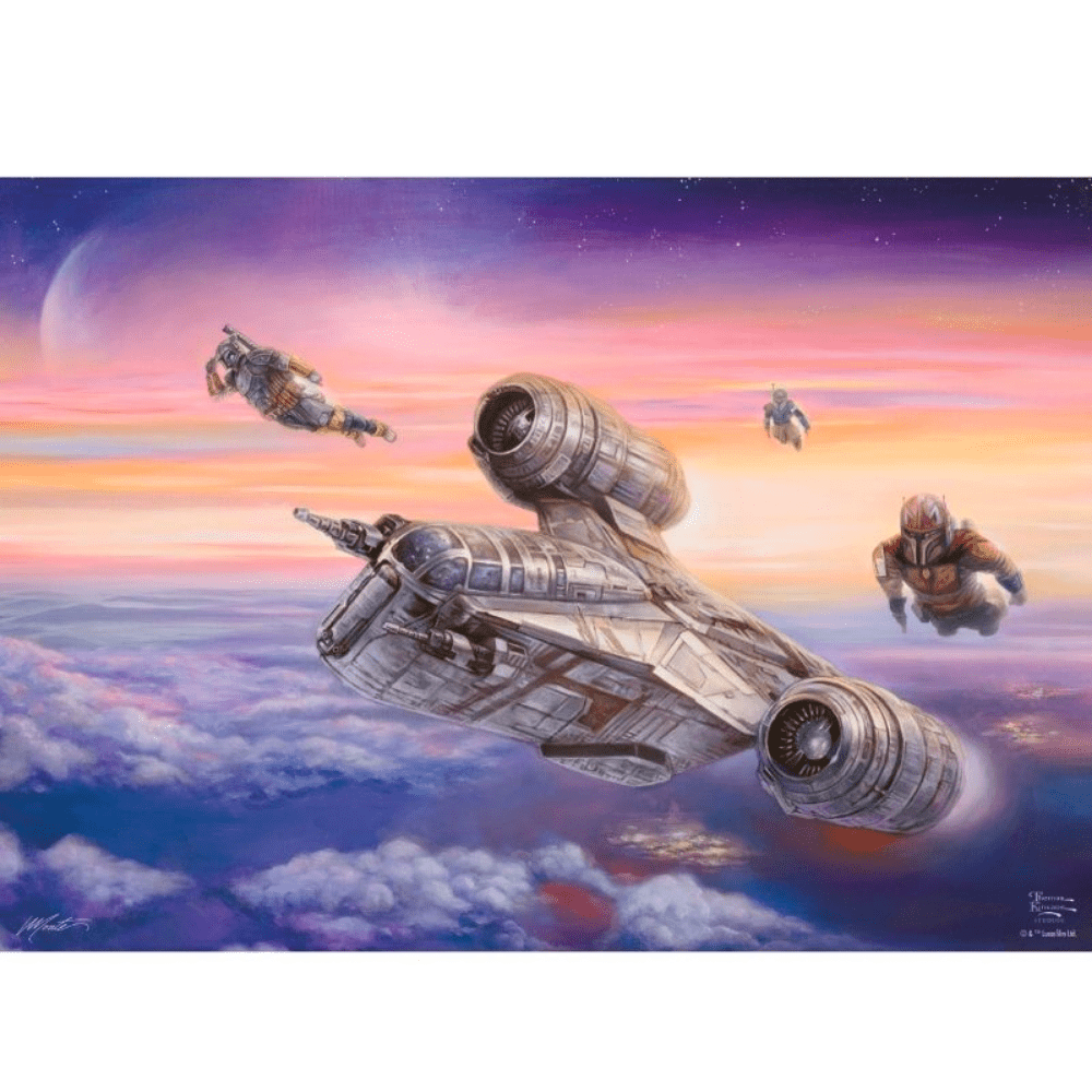 Thomas Kinkade: Star Wars The Mandalorian – The Escort