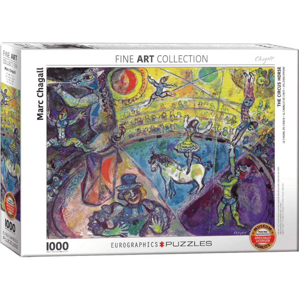 Marc Chagall: Le Cheval de Cirque (1000 Pieces)