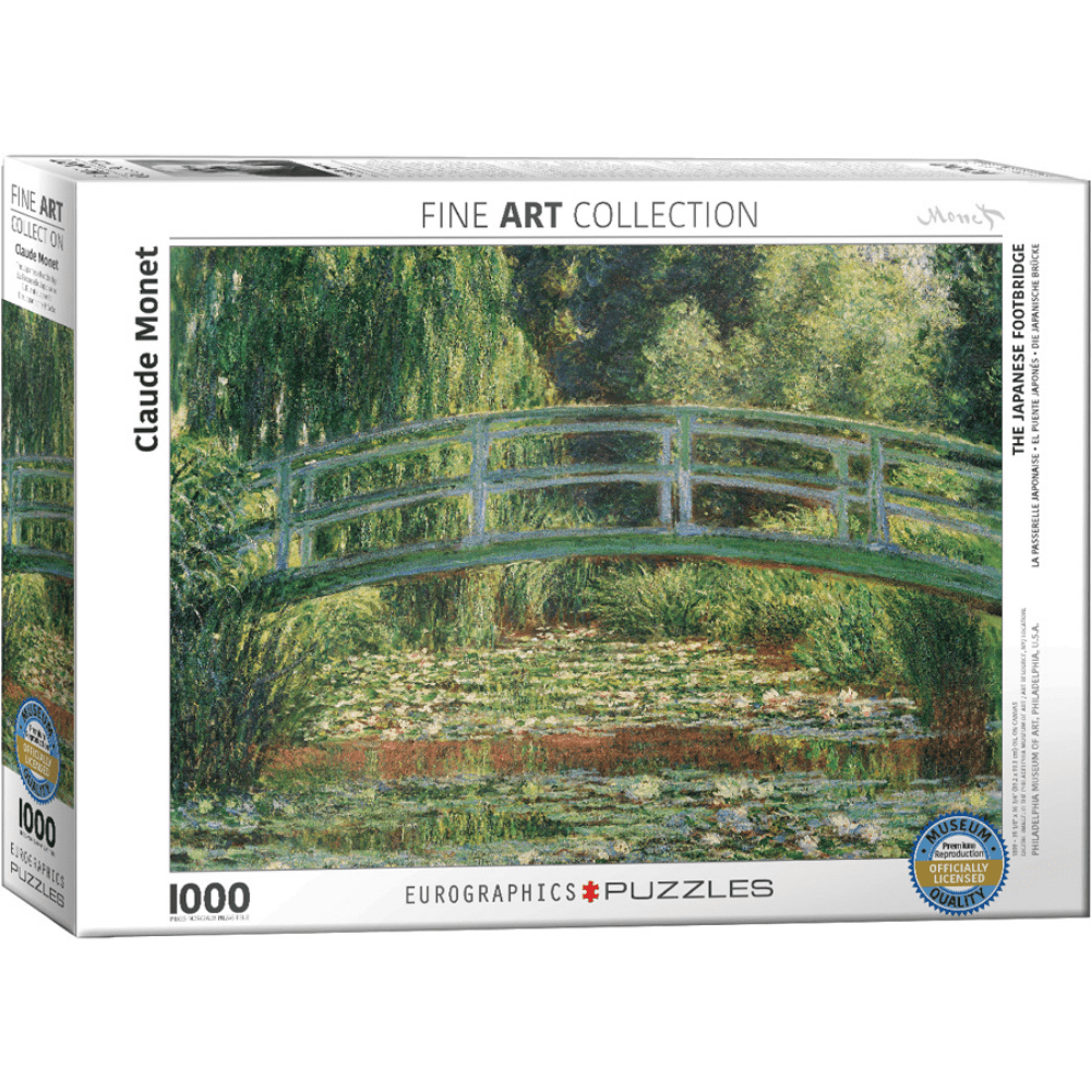 Claude Monet: The Japanese Footbridge (1000 Pieces)
