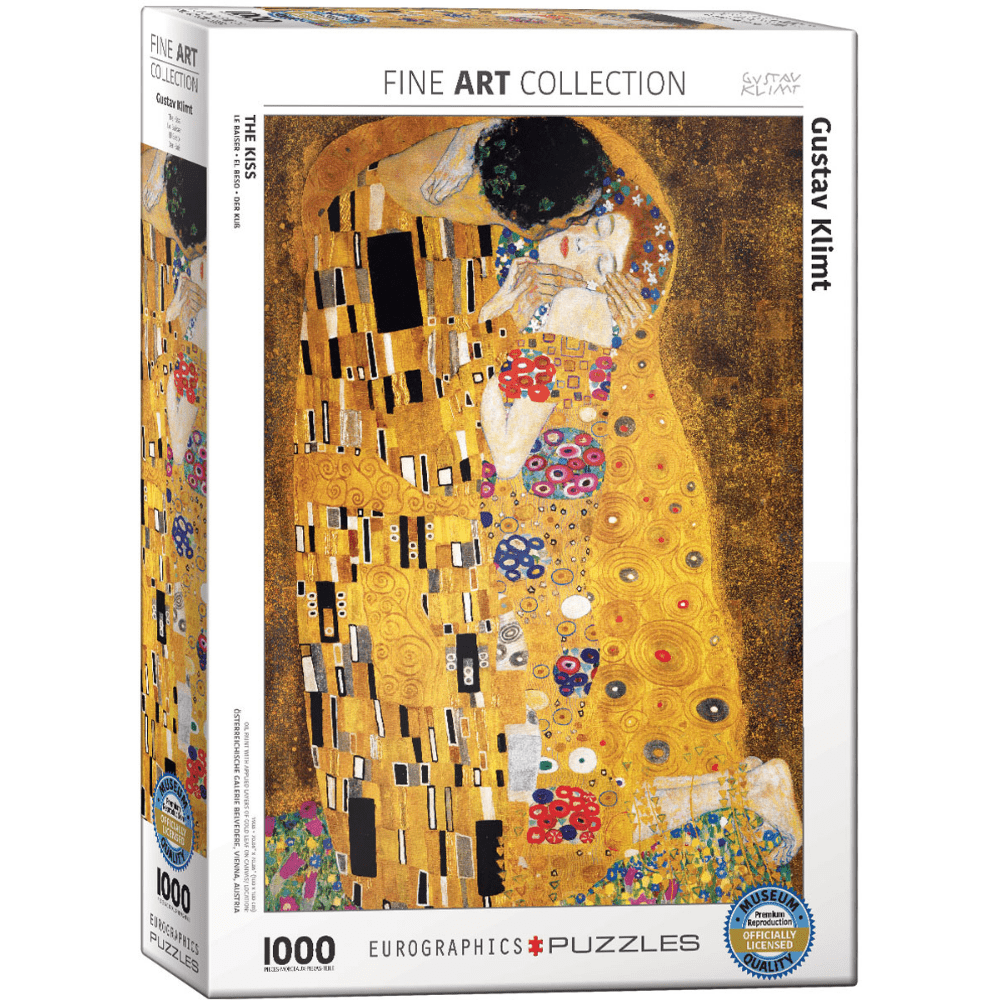 Gustav Klimt: The Kiss (1000 Pieces)
