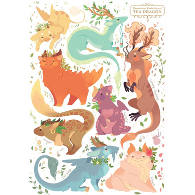 The Tea Dragon Society Jigsaw Puzzle #1: Common Varieties (1000 Pieces)