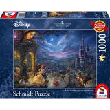 Thomas Kinkade: Beauty and the Beast Dancing in the Moonlight