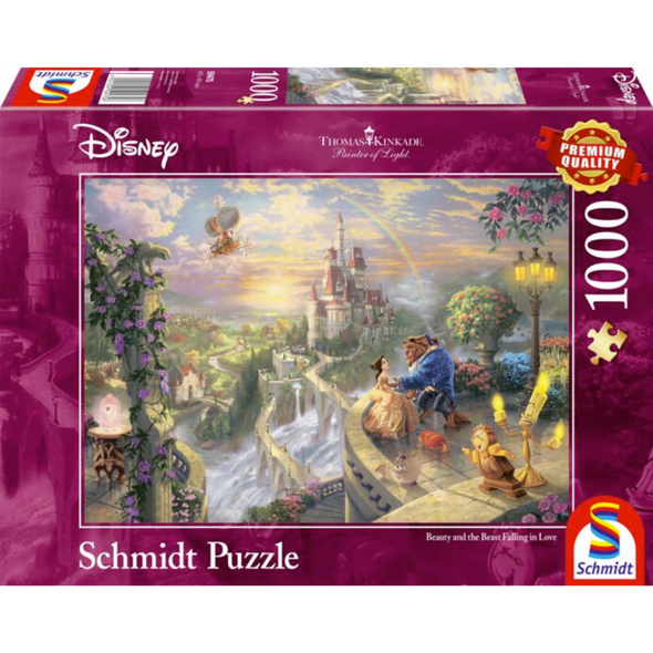 Thomas Kinkade: Beauty and the Beast Falling in Love (1000 Pieces)
