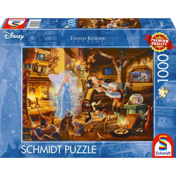 Thomas Kinkade: Geppetto’s Pinocchio (1000 Pieces)