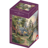 Thomas Kinkade: Hometown Lake Wooden Puzzle