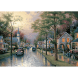 Thomas Kinkade: Hometown Morning