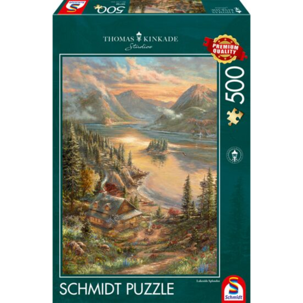 Thomas Kinkade: Lakefront Splendor (500 Pieces)