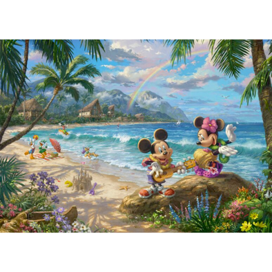 Thomas Kinkade: Mickey and Minnie in Hawaii (1000 Pieces)
