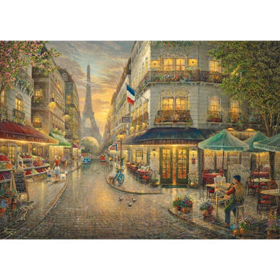 Thomas Kinkade: Paris Café Wooden Puzzle (1000 Pieces)