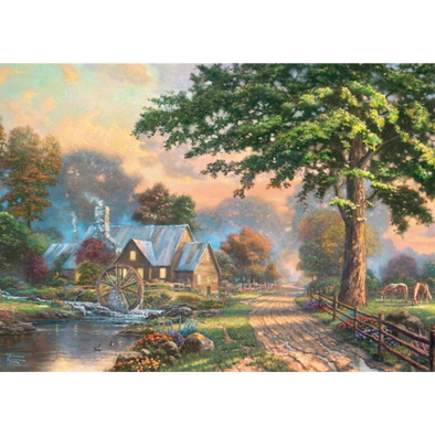 Thomas Kinkade: Simpler Times Wooden Puzzle (1000 Pieces)