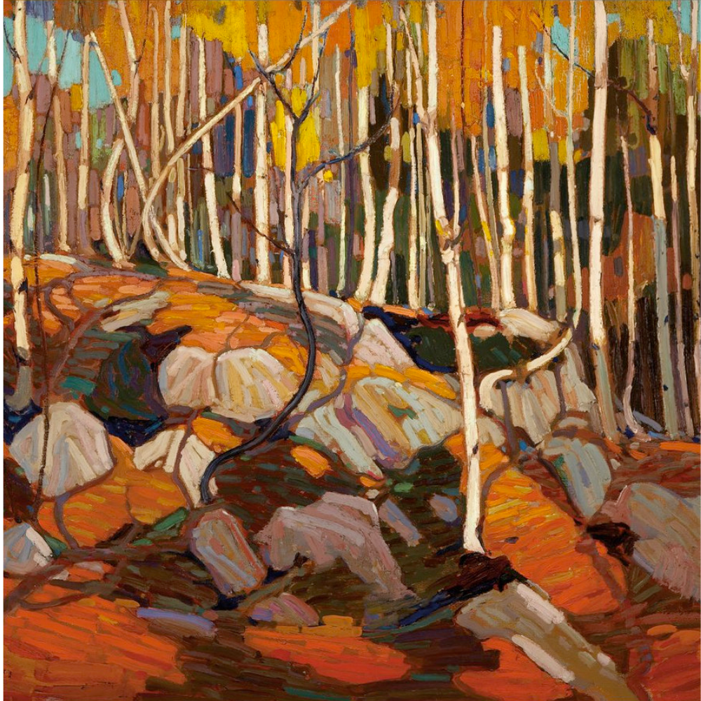 Tom Thomson: The Birch Grove, Autumn - Thirsty Meeples