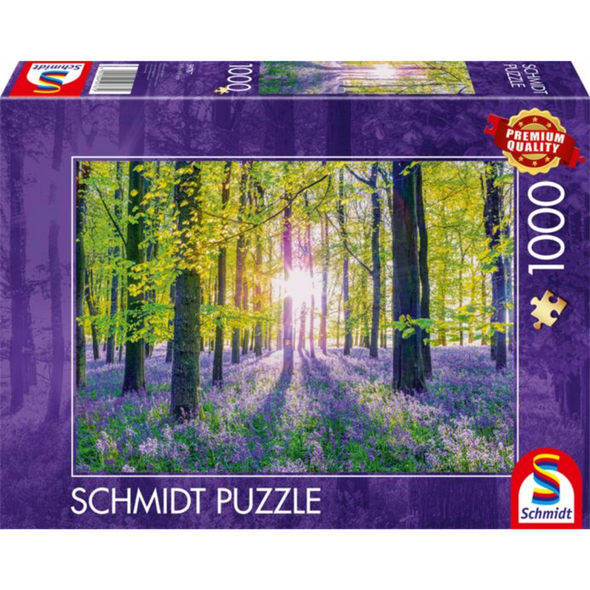 Tranquil Bluebell Woods (1000 Pieces)
