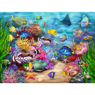 Tropical Reef Life (750 Pieces, Large Format)