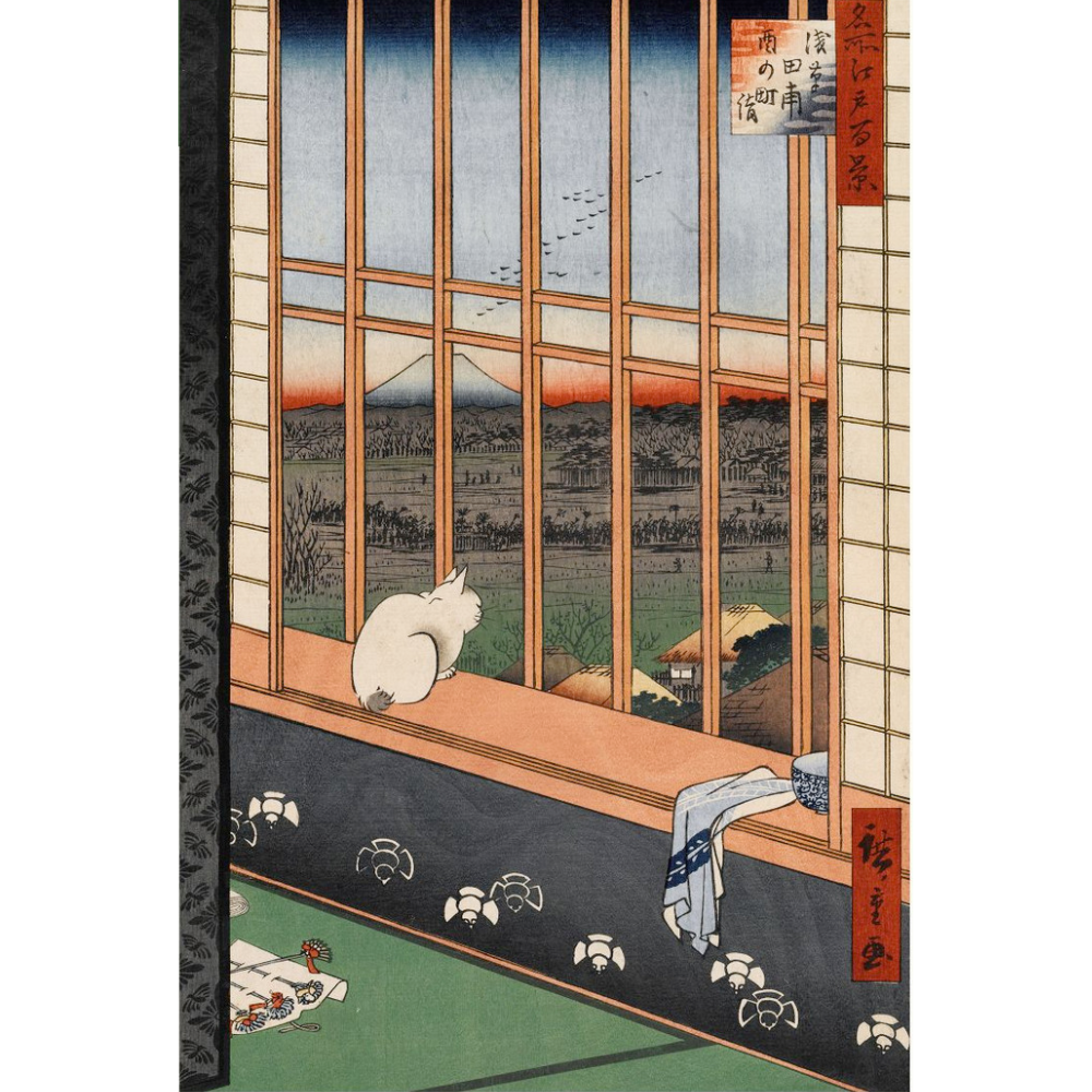 Utagawa Hiroshige - Thirsty Meeples