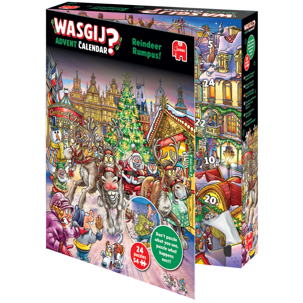 Wasgij Christmas Advent Calendar: Reindeer Rumpus!