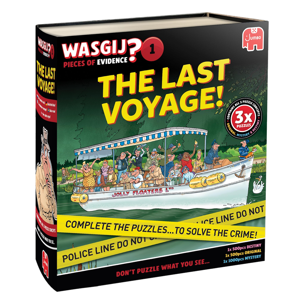 Wasgij Pieces of Evidence 1 - The Last Voyage! box