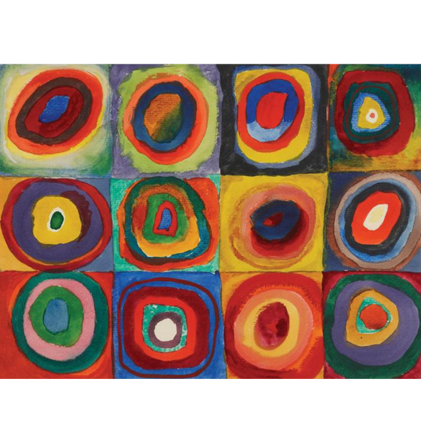 Wassily Kandinsky: Squares With Concentric Circles (500 Pieces)