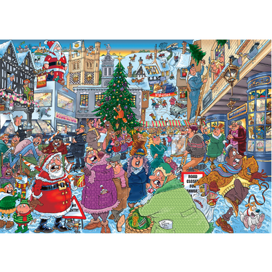Wasgij Christmas 19: Santa Dash! (2x 1000 Pieces)