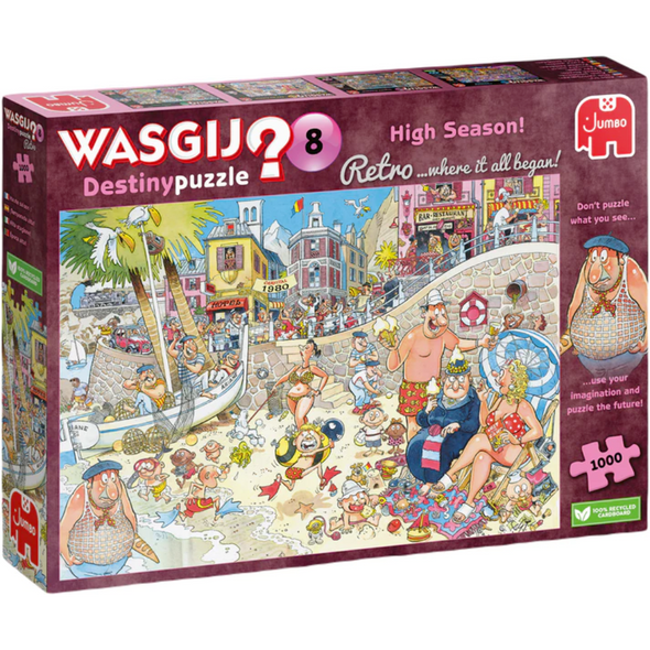 Wasgij Retro Destiny 8: High Season! (1000 Pieces)