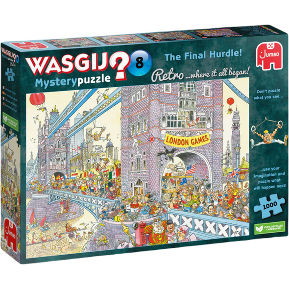 Wasgij Retro Mystery 8: The Final Hurdle! (1000 Pieces)