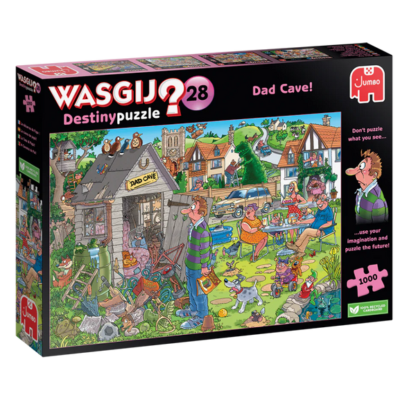 Wasgij Destiny 28: Dad Cave! (1000 Pieces)