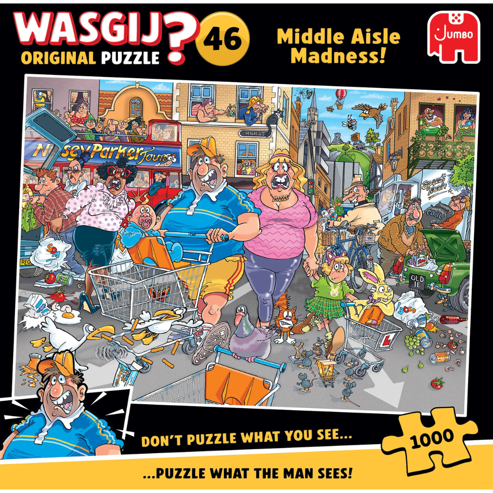 Wasgij Original 46: Middle Aisle Madness!