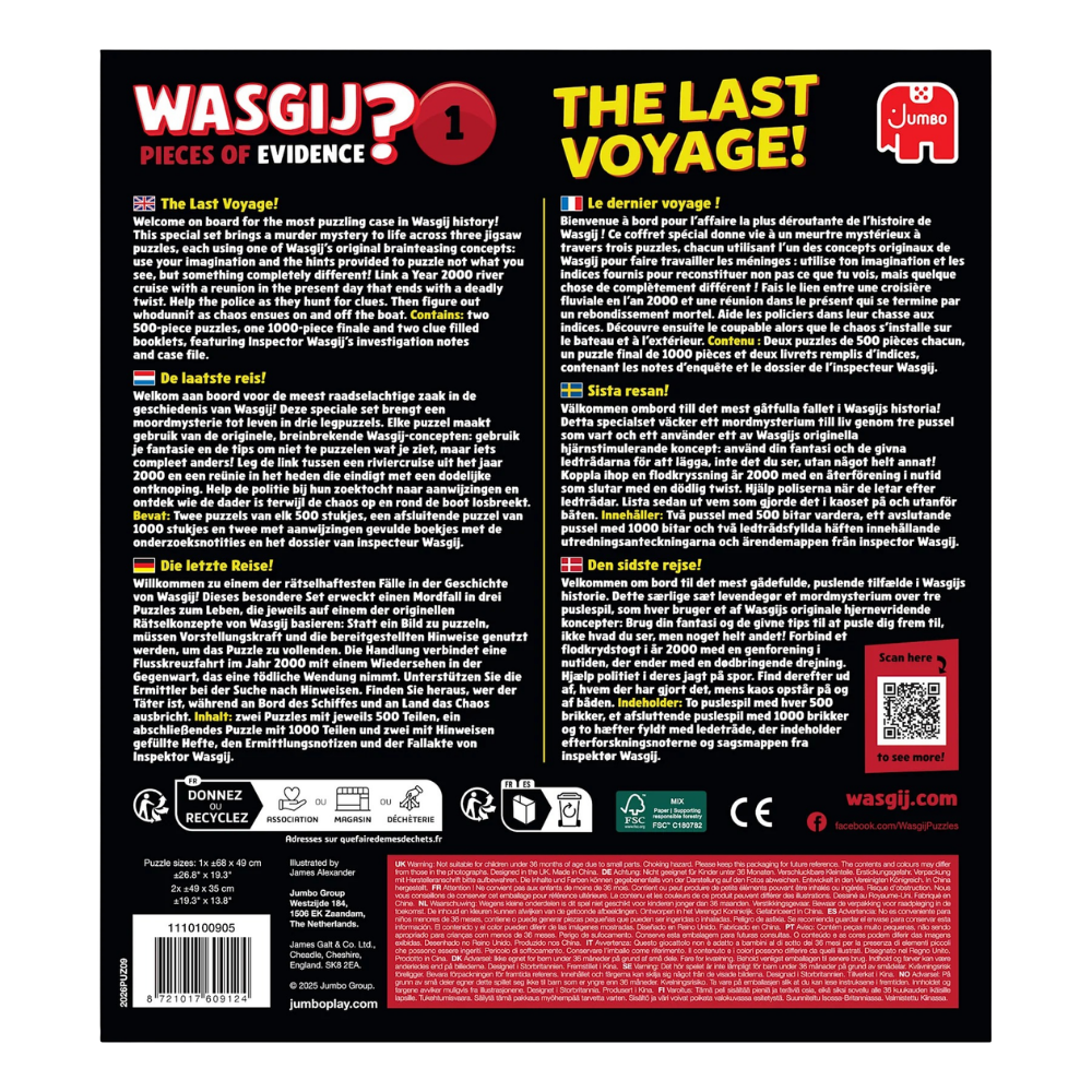 Wasgij Pieces of Evidence 1 - The Last Voyage!