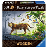 Wooden Puzzle: Tiger in the Jungle - Thirsty Meeples